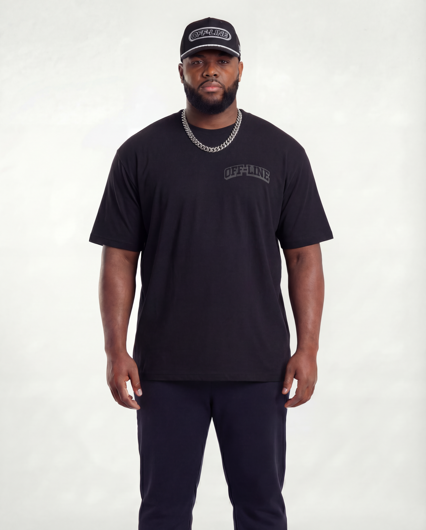 OFF-BLACK OFF-LINE Tee