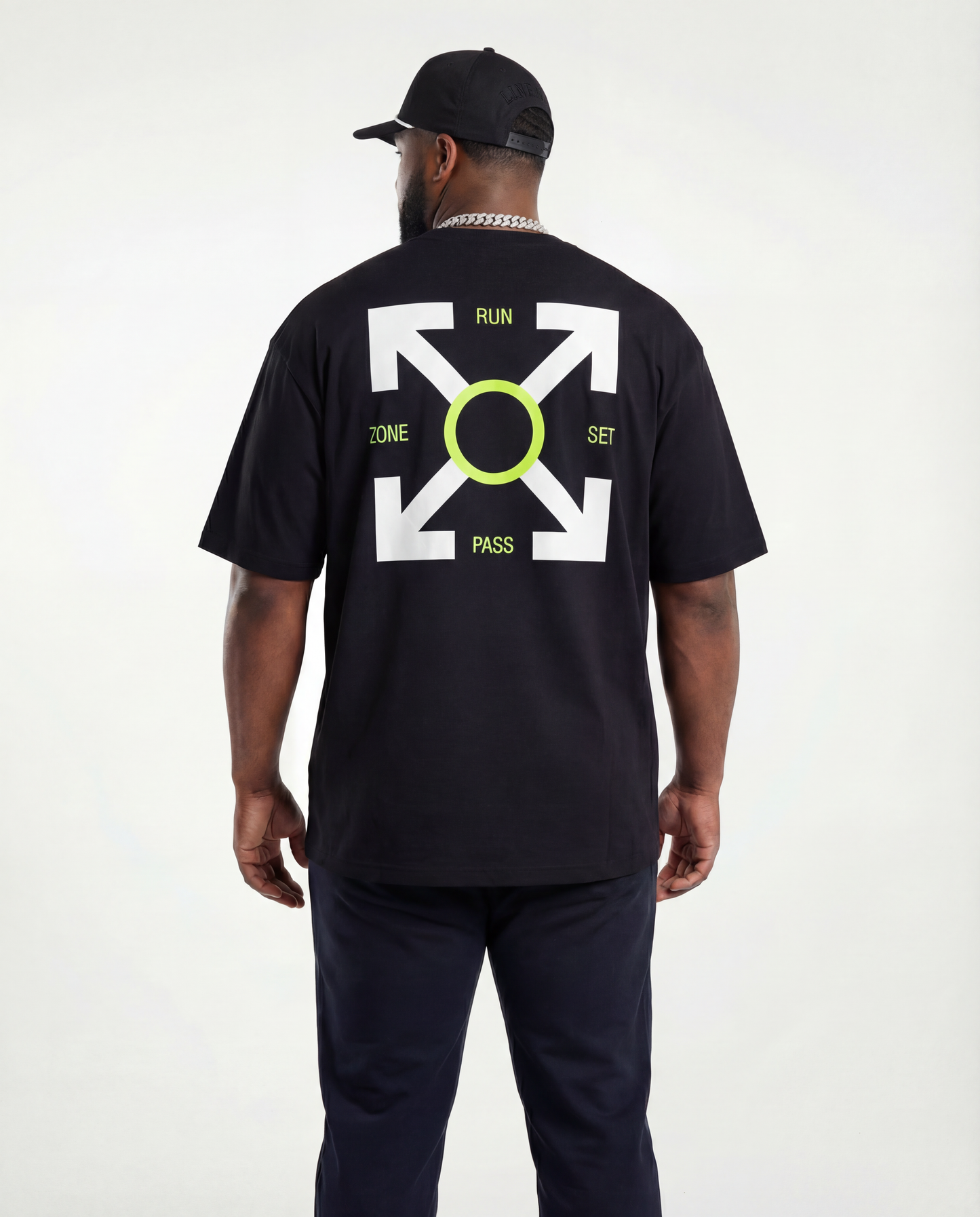 OFF-BLACK OFF-LINE Tee