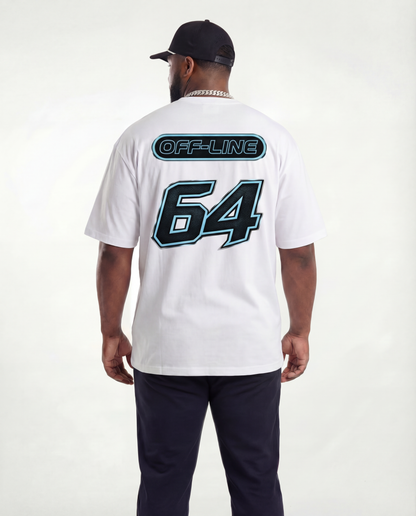 BLU OFF-LINE 64 Jersey Tee
